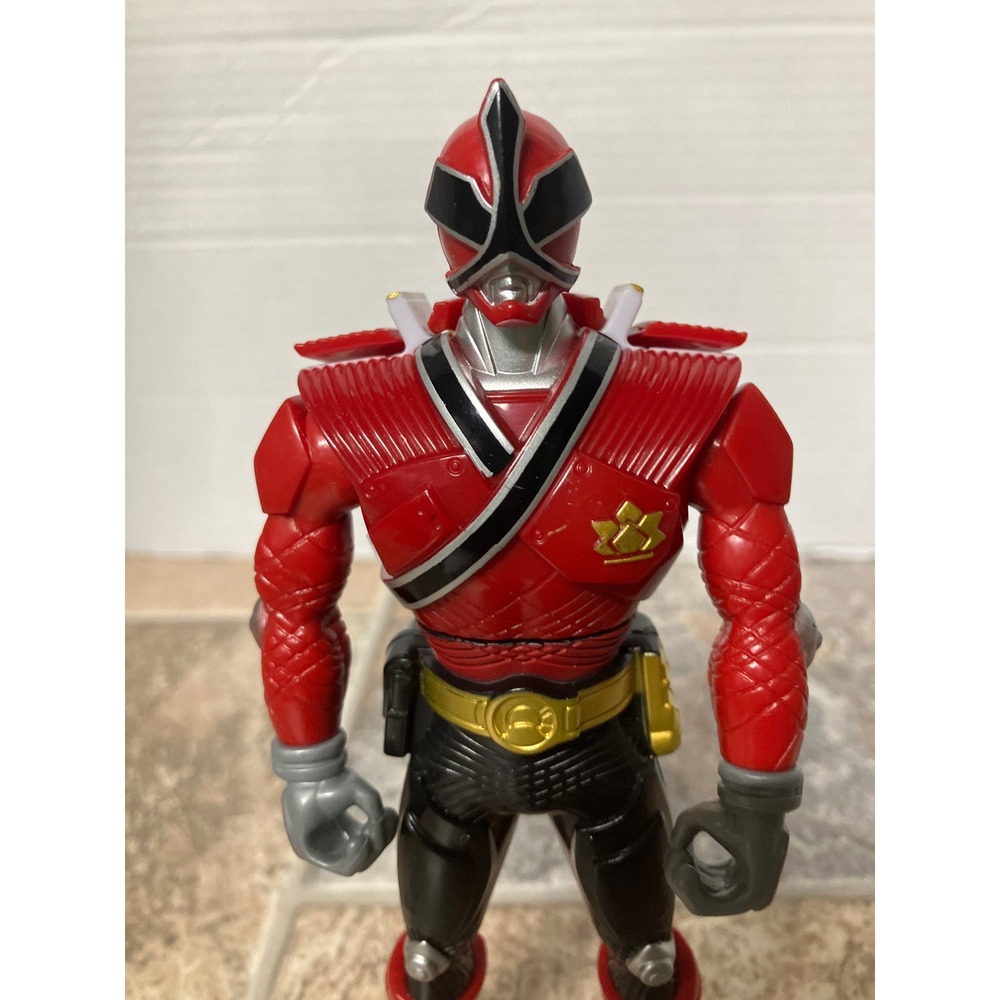 Power Rangers Samurai Red Ranger Action Figure Toy 6 Inch - Picture 8 of 8